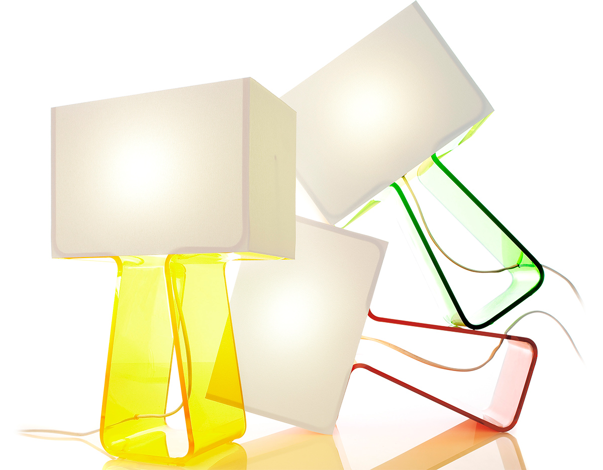 tube top table lamp