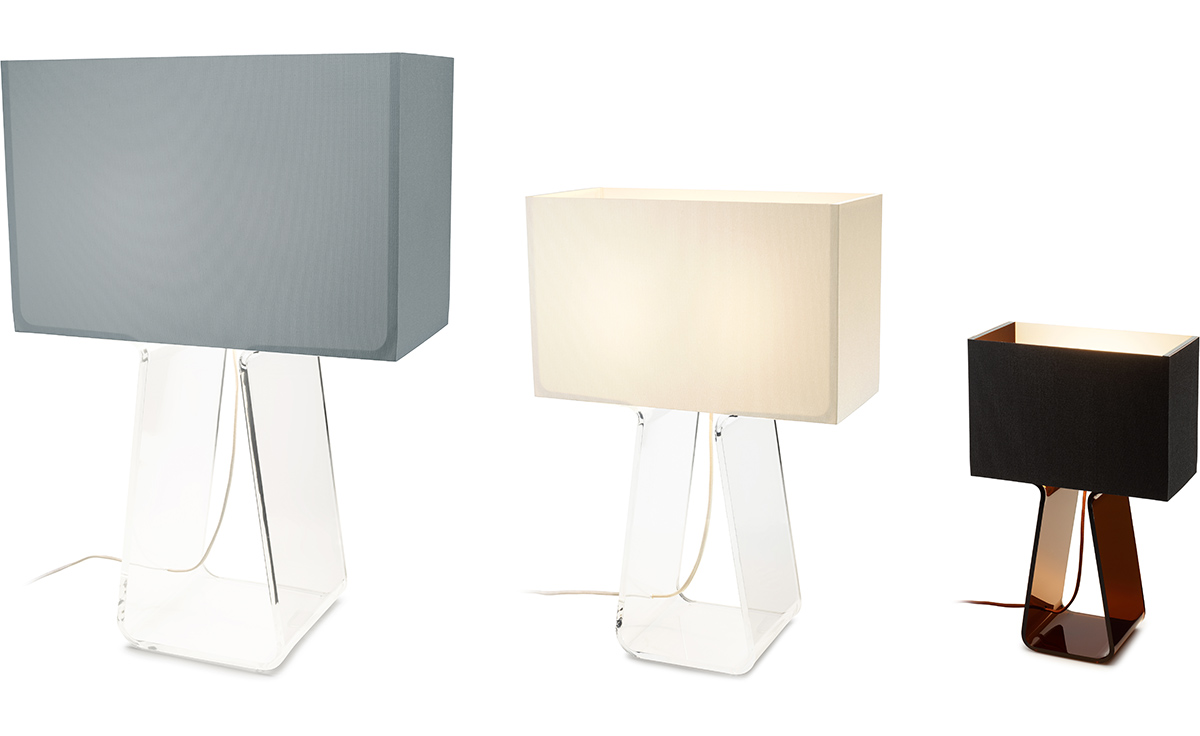 tube top table lamp
