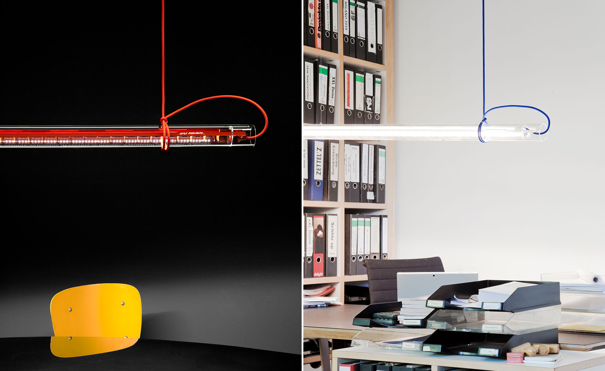 Tubular Suspension Lamp