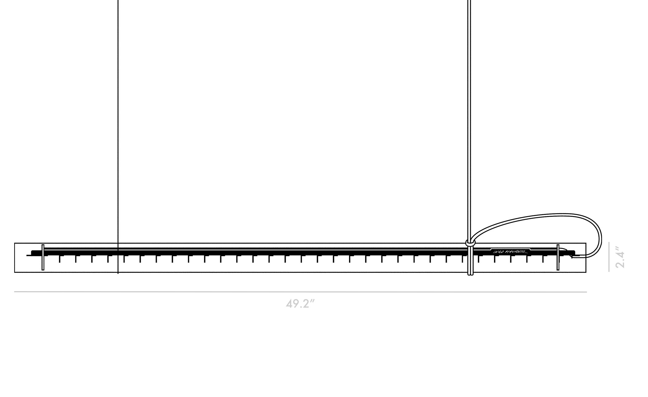 Tubular Suspension Lamp