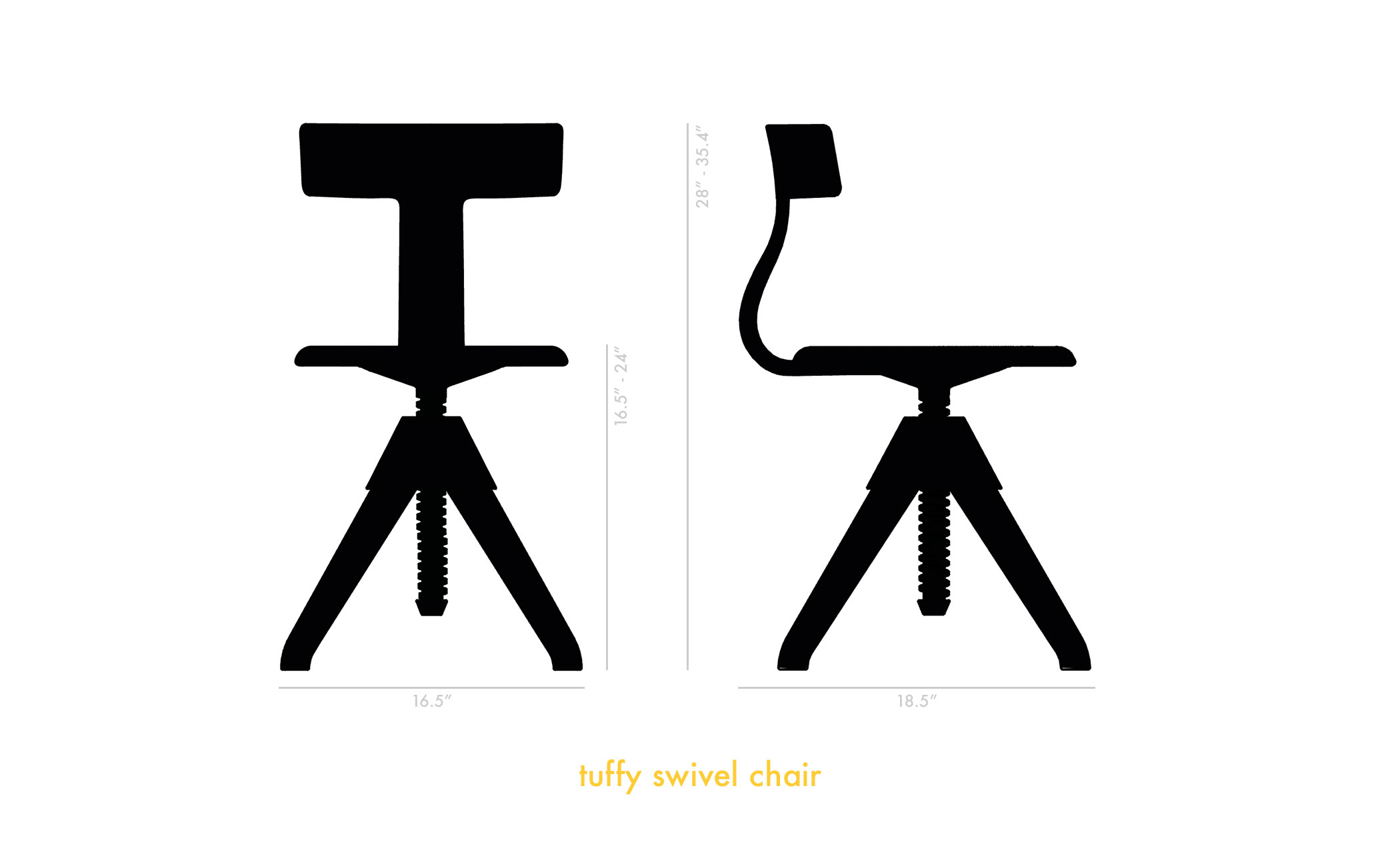 magis tuffy swivel chair