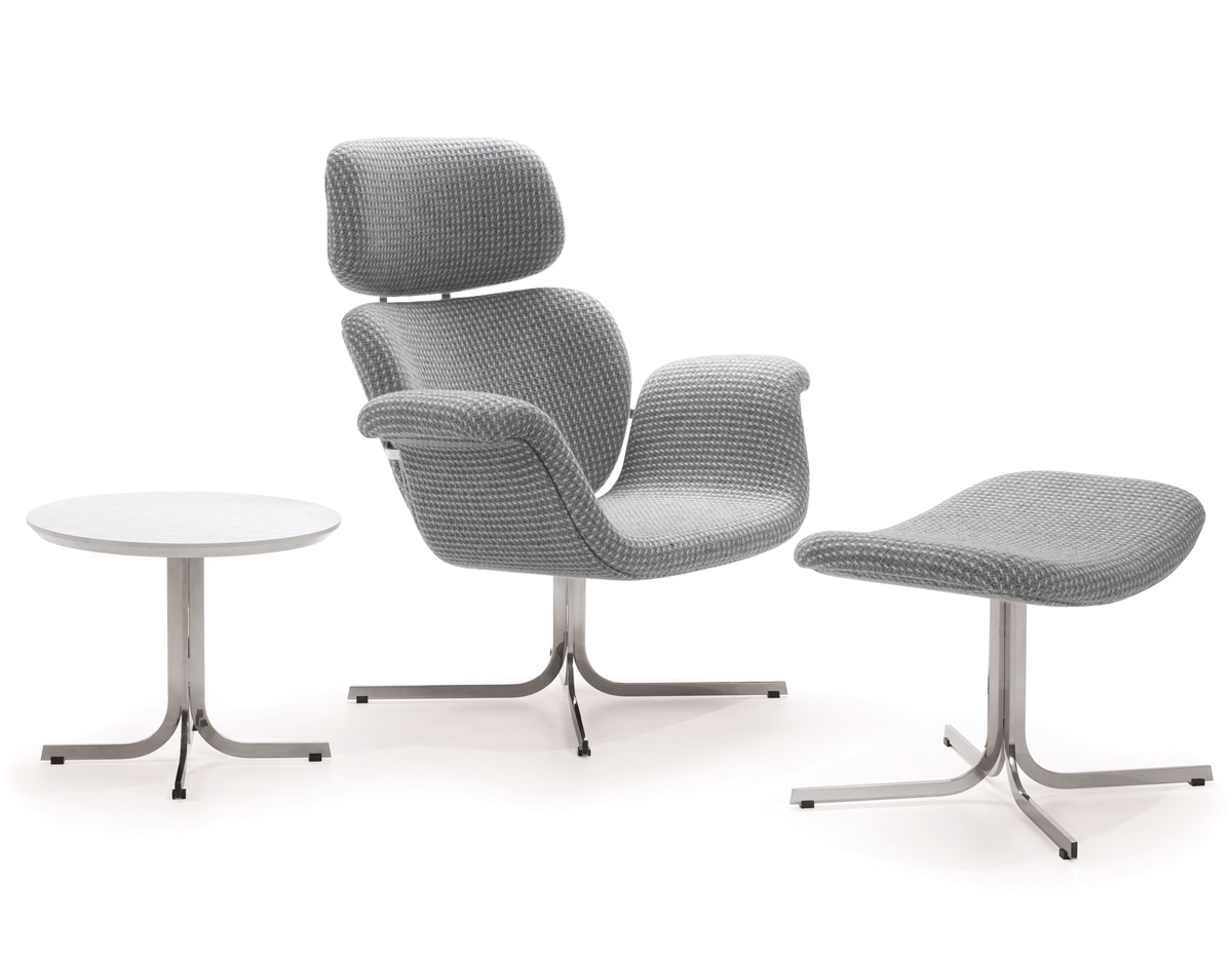 pierre paulin tulip chair & ottoman