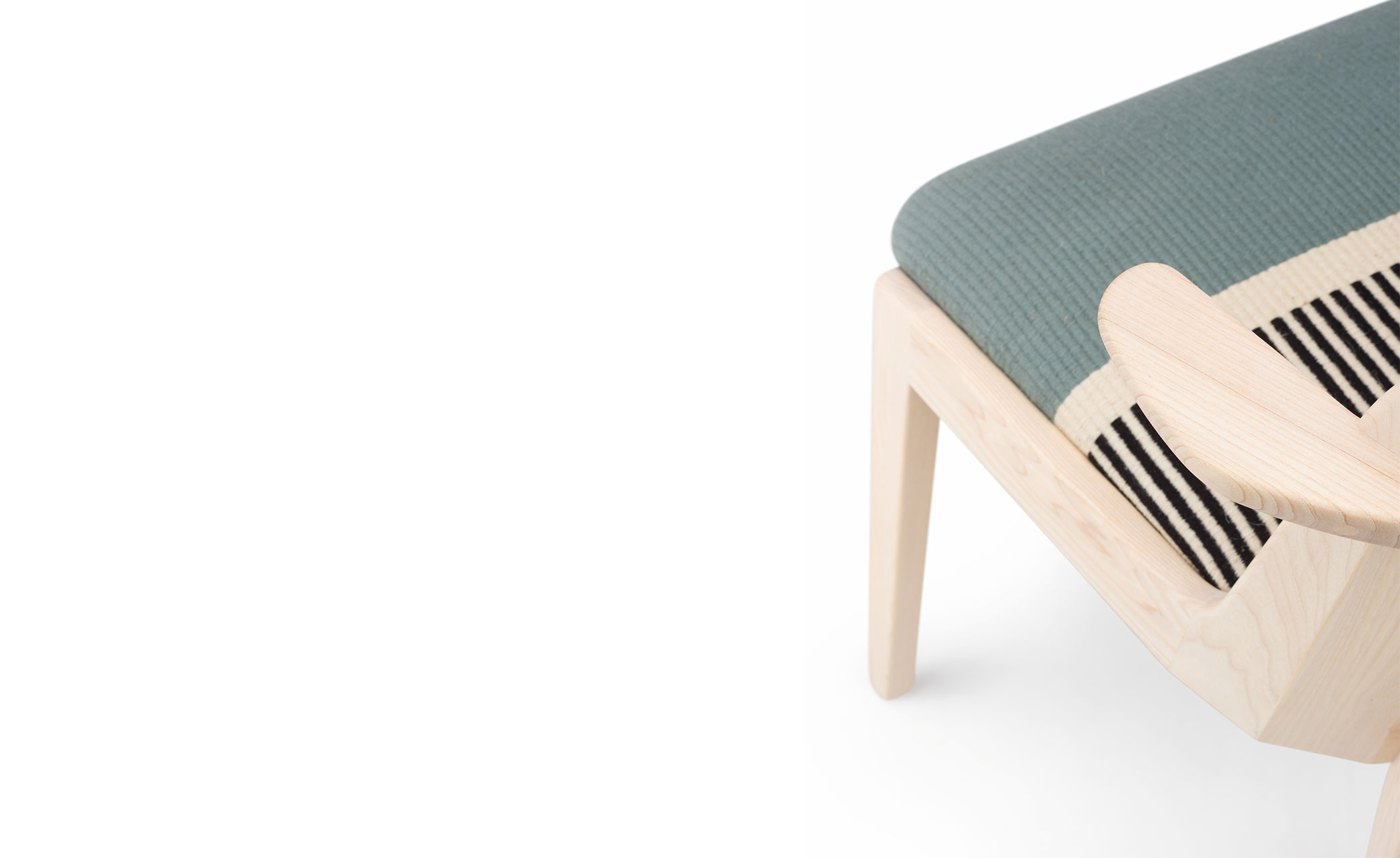 Twenty-Five Dining Armchair with Manta Gil upholstery