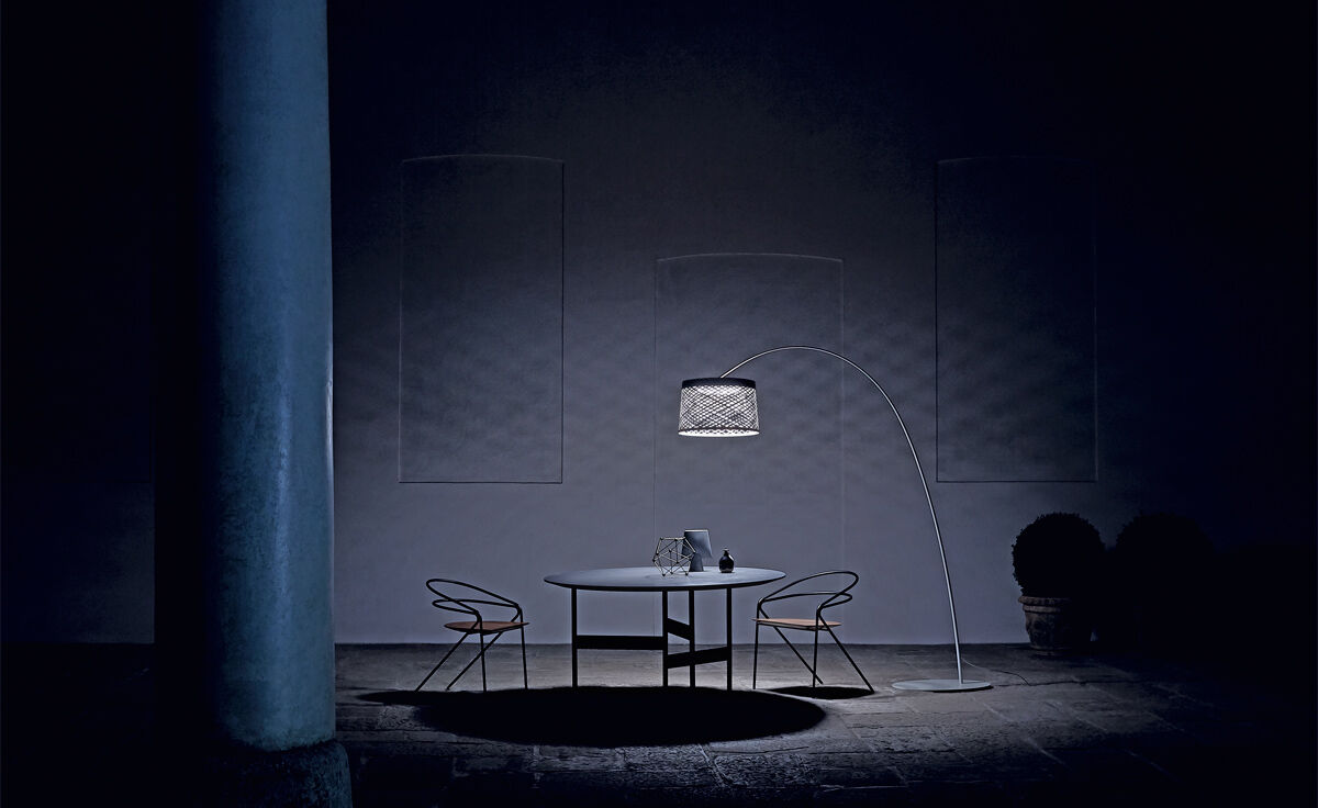twiggy grid floor lamp