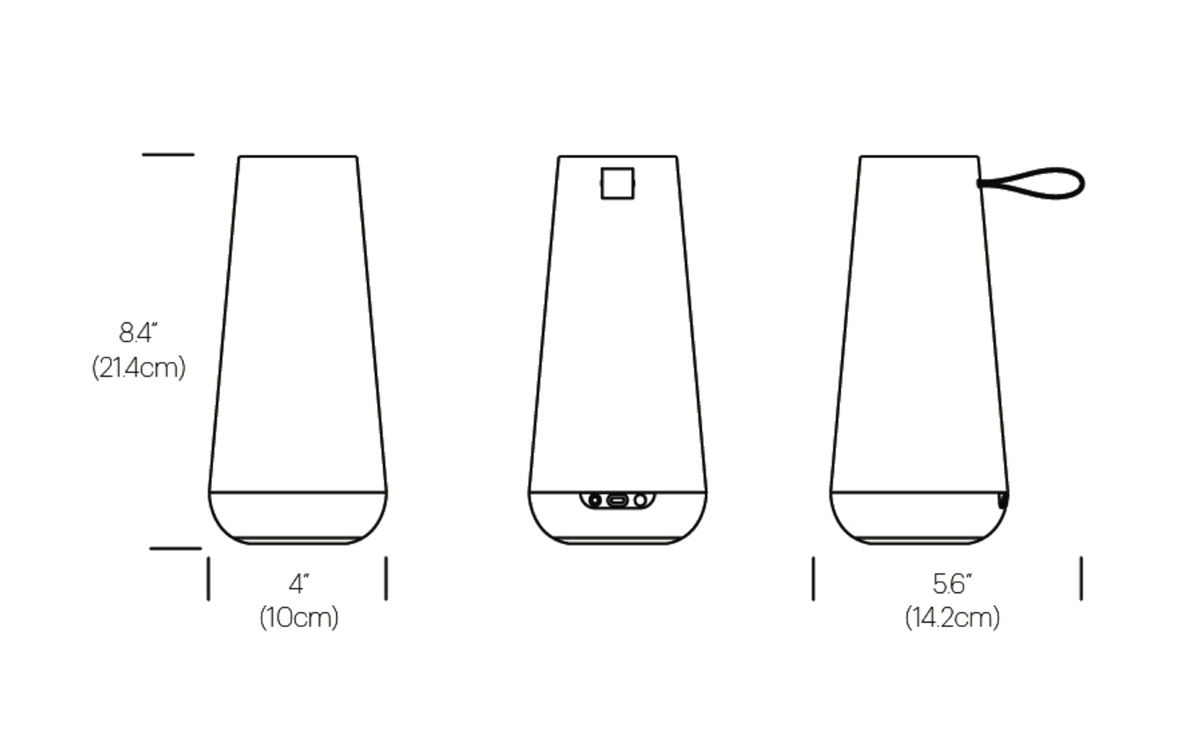 uma mini led sound lantern