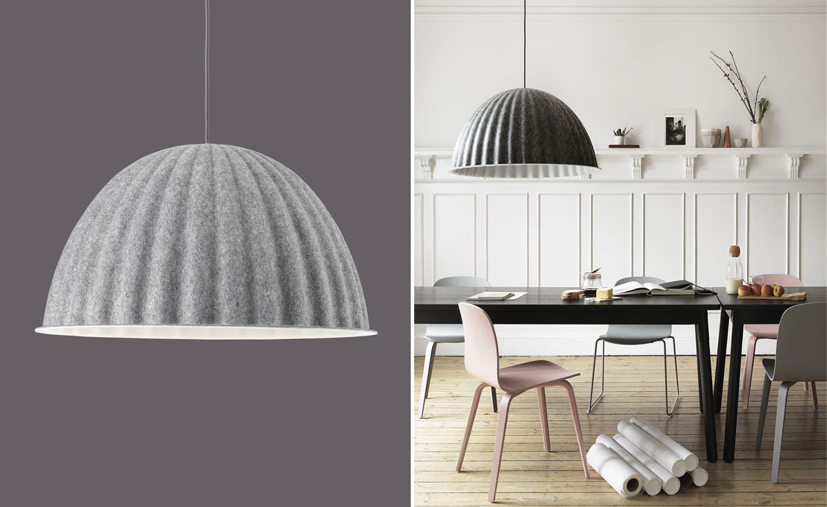 under the bell pendant lamp