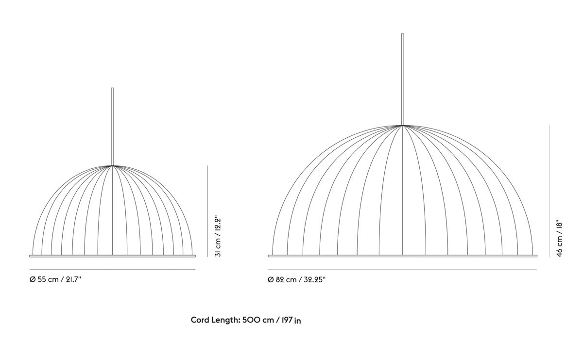under the bell pendant lamp