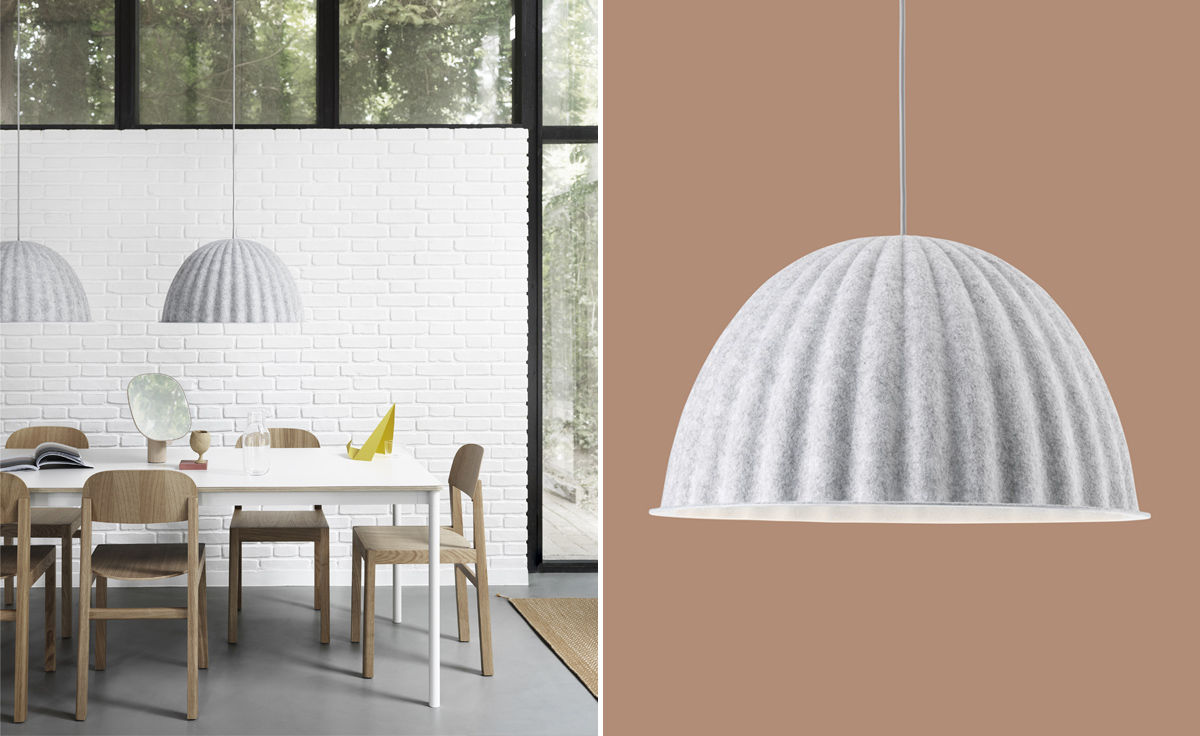 under the bell pendant lamp