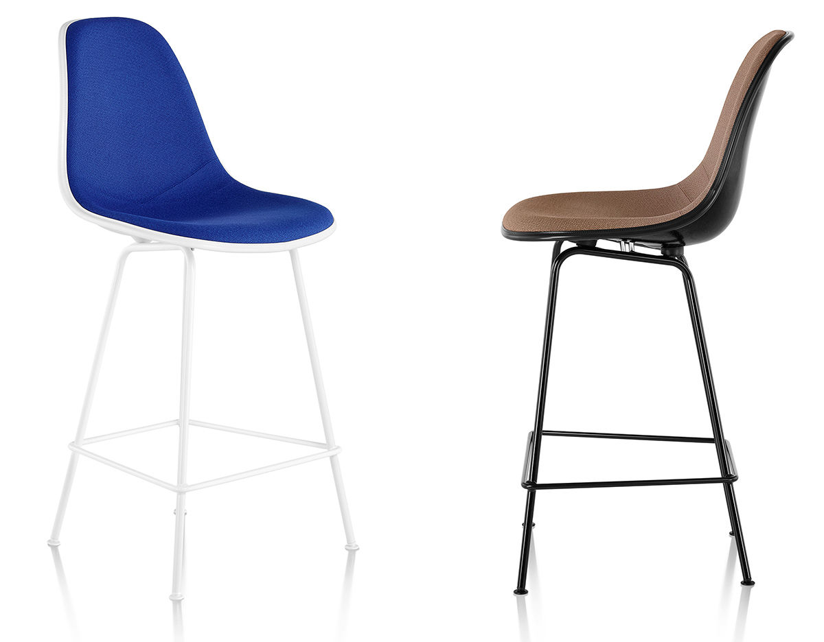 eames® upholstered stool