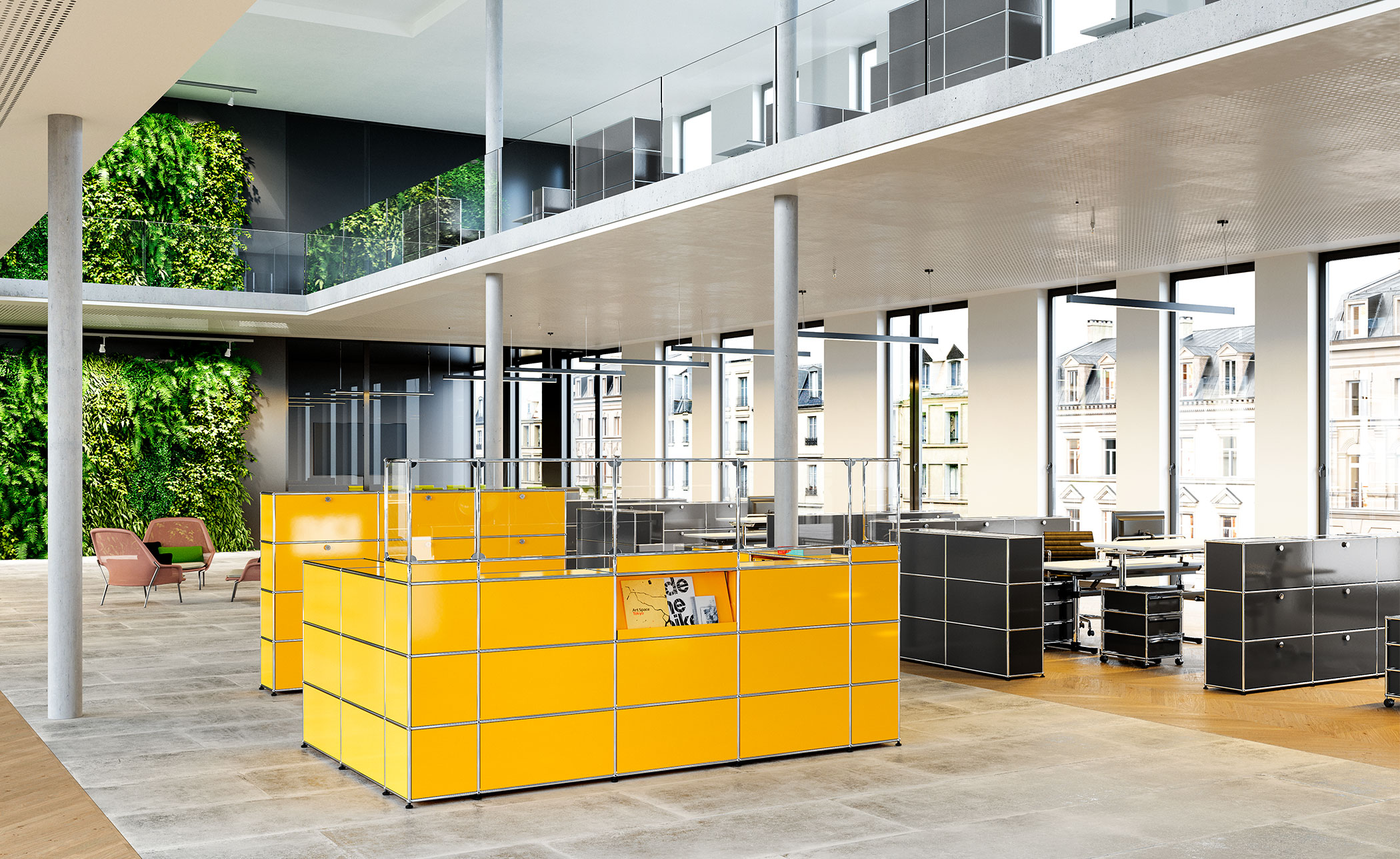 USM Haller Desk Unit A1