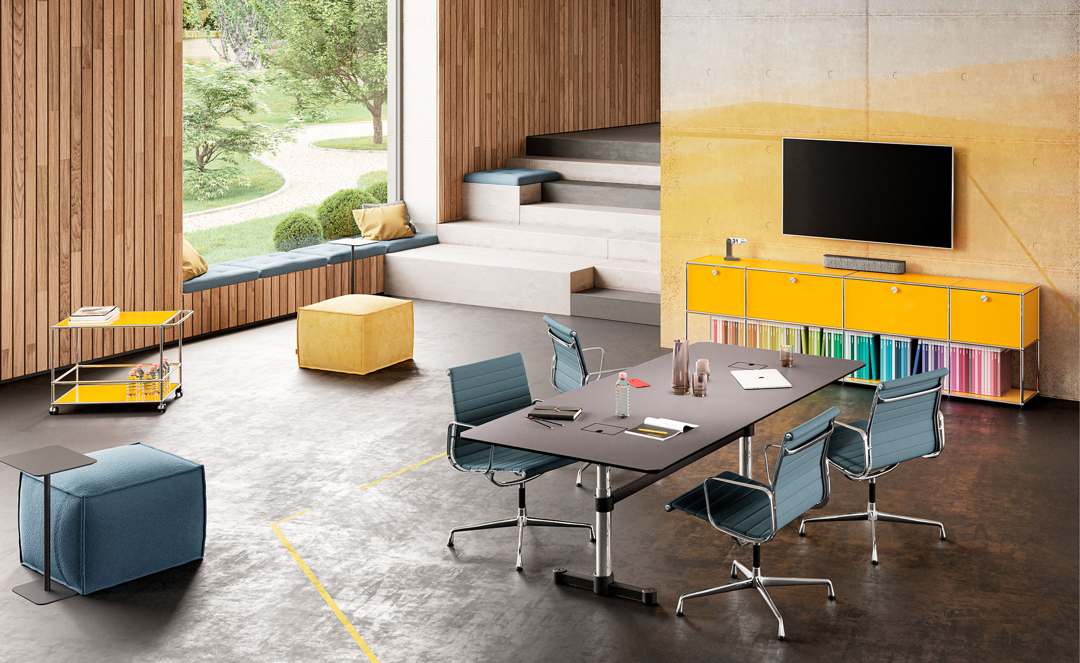 USM Haller Serving Cart