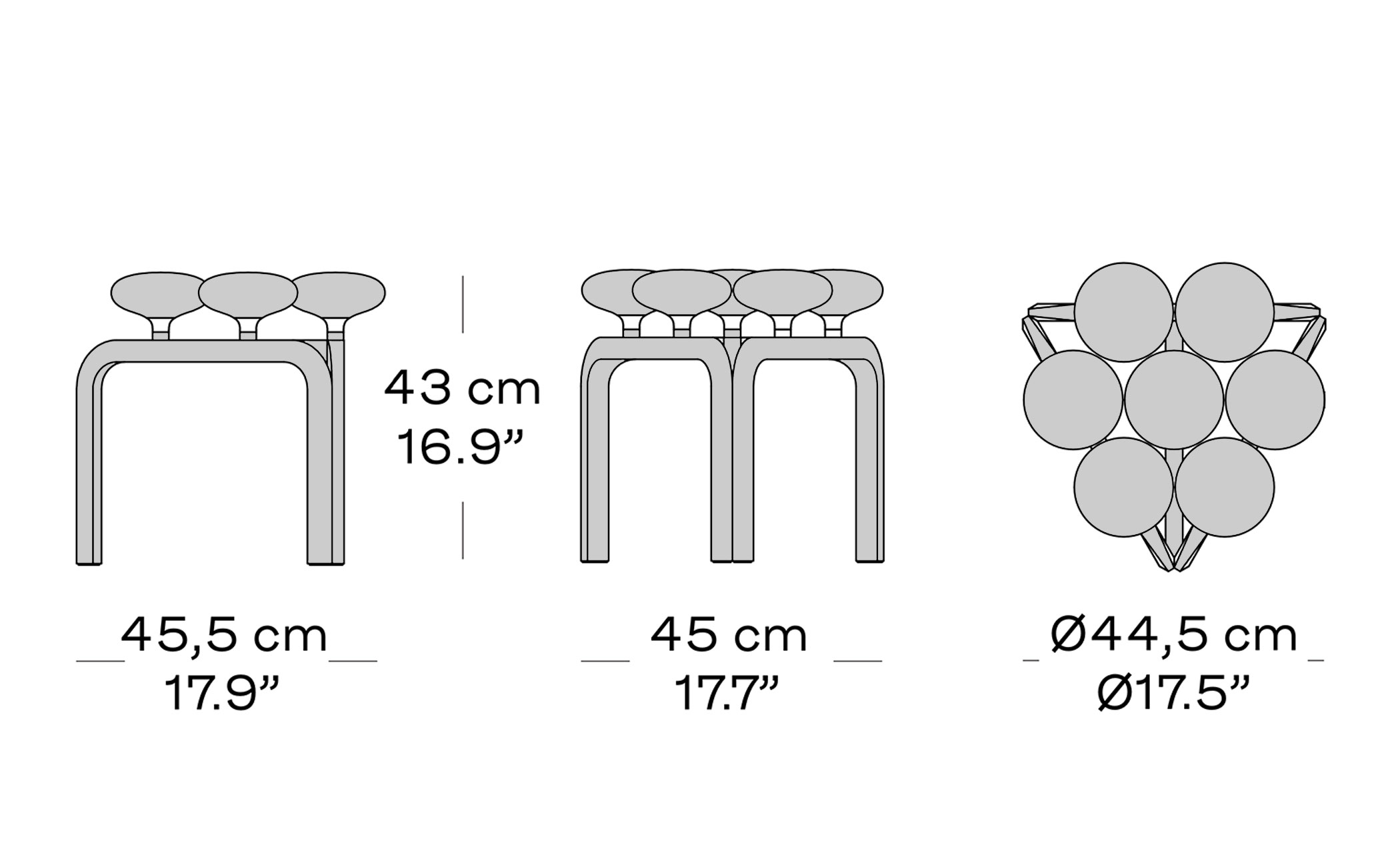 Utzon Stool