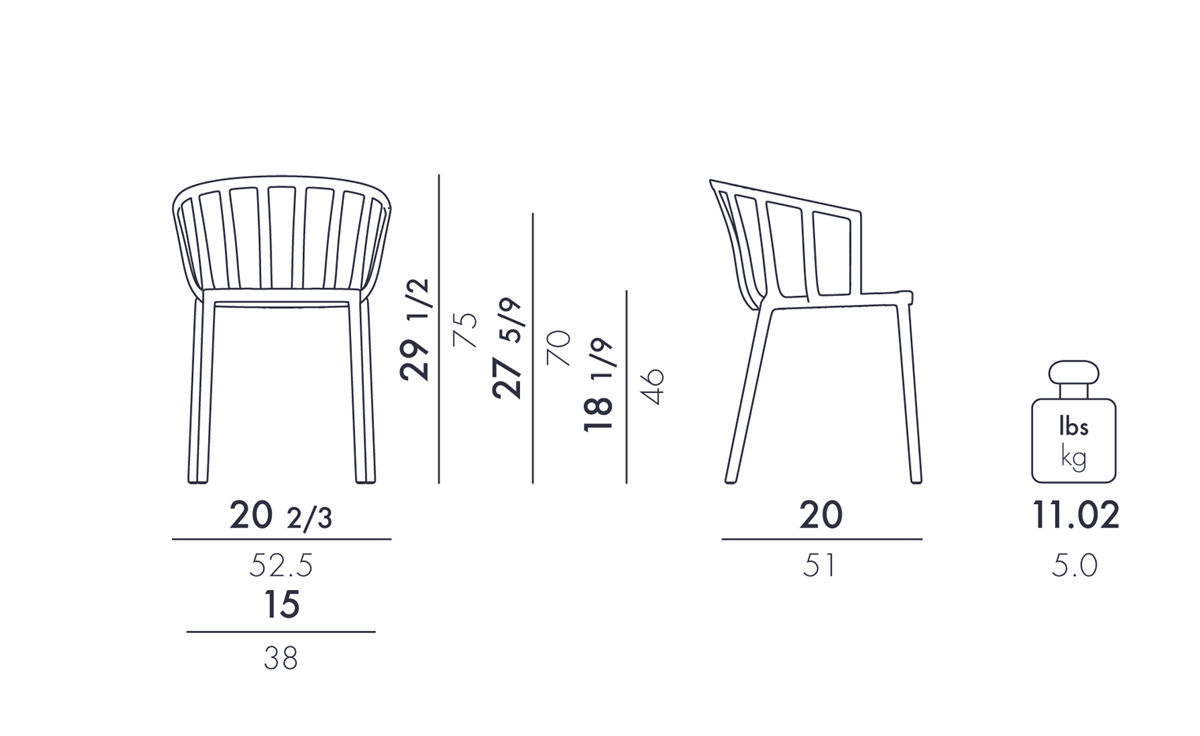venice chair 2 pack
