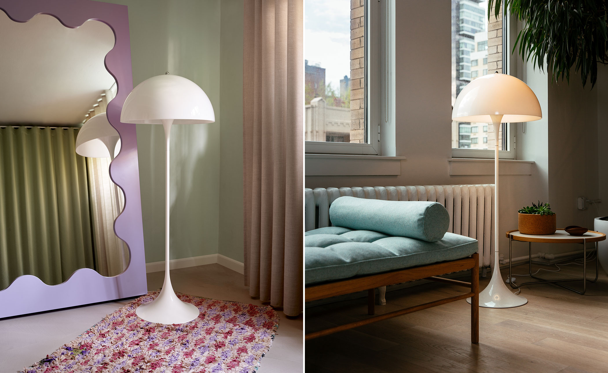 verner panton panthella floor lamp