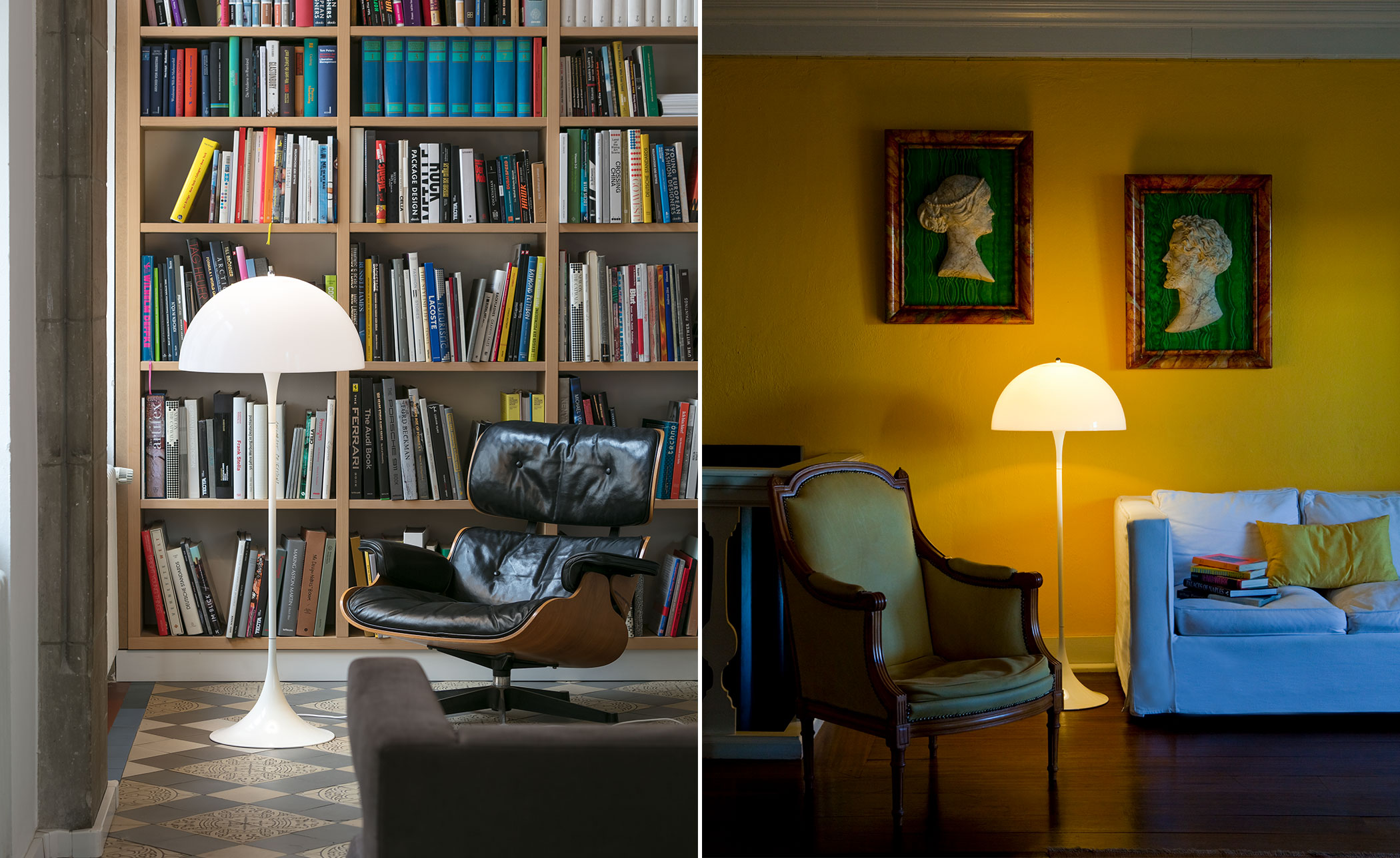 verner panton panthella floor lamp