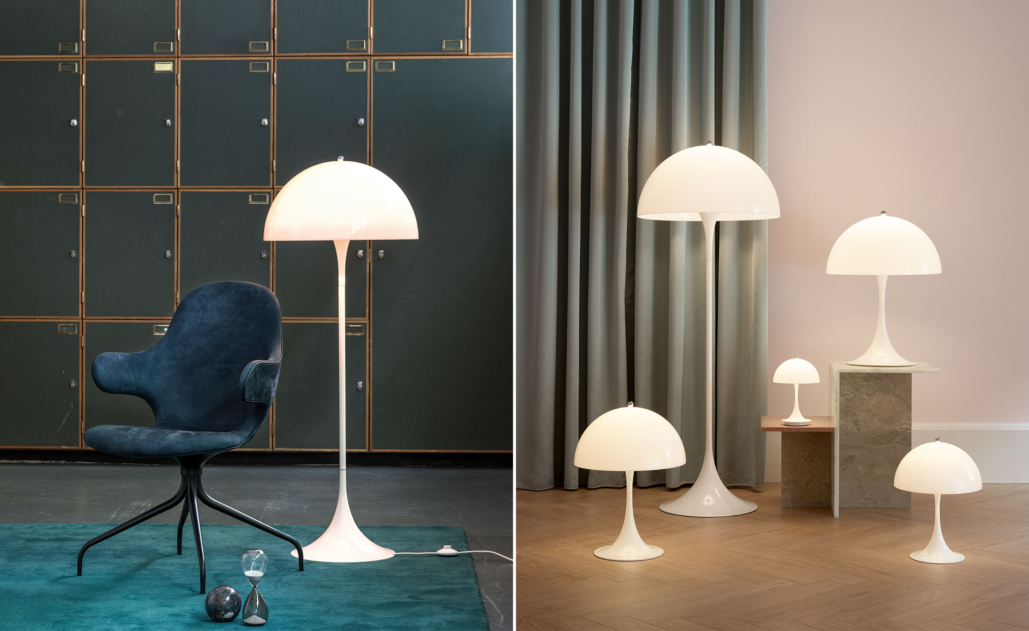 verner panton panthella floor lamp