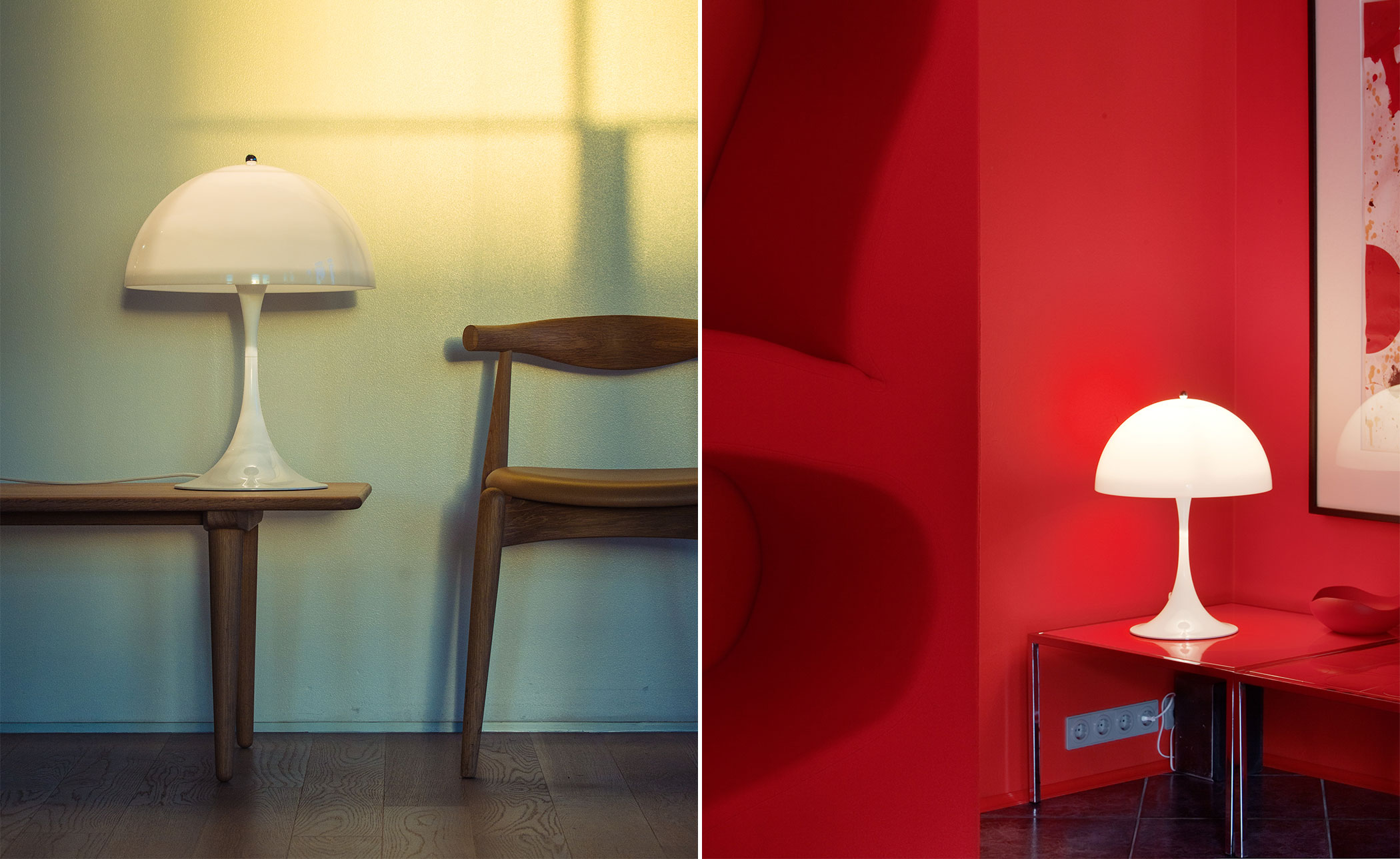 verner panton panthella table lamp