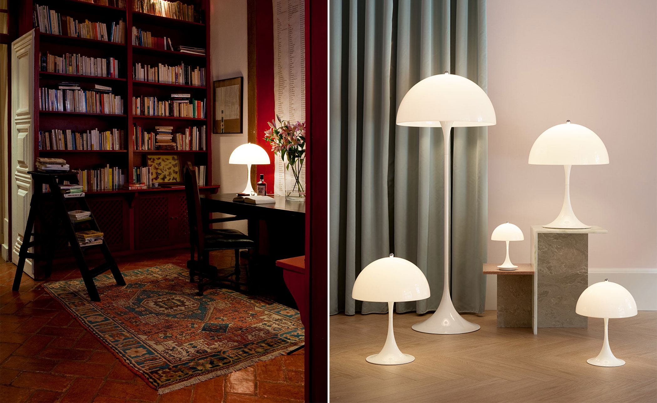 verner panton panthella table lamp