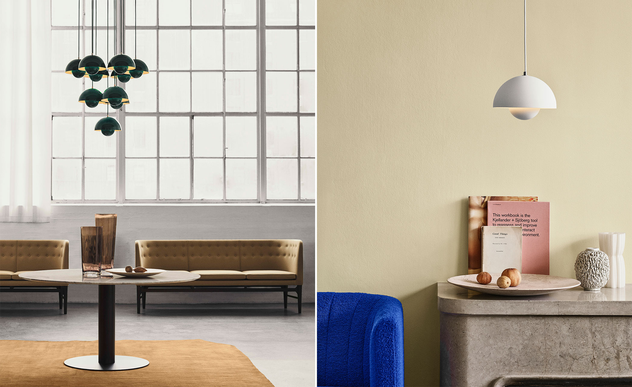 verner panton vp1 flowerpot suspension lamp