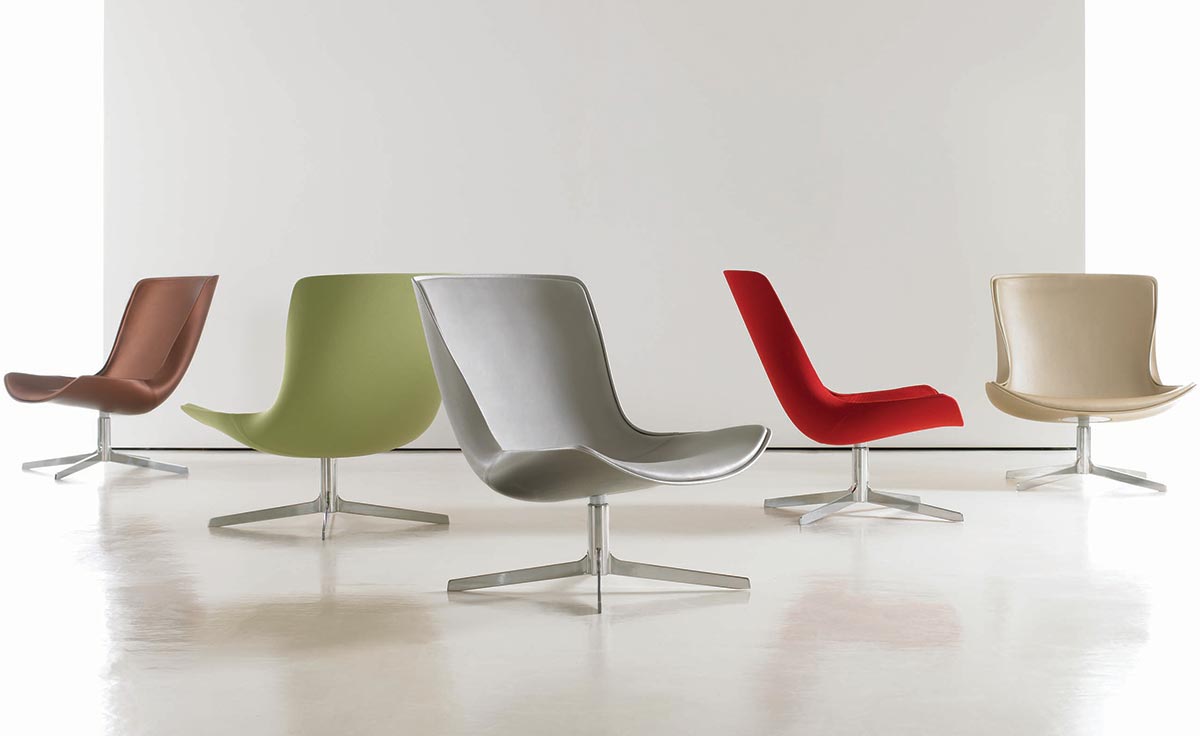 vika fully upholstered lounge chair