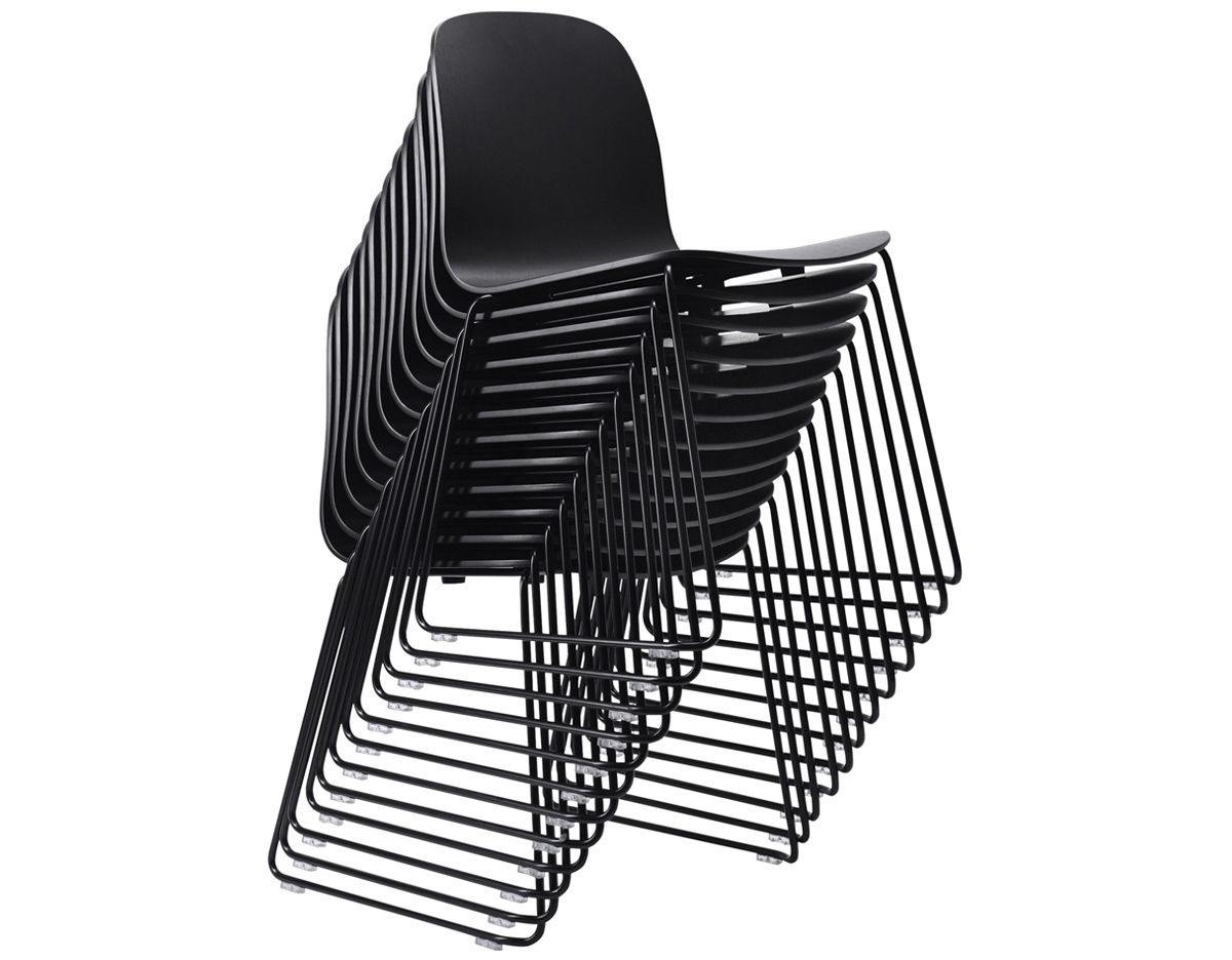 visu chair with sled base
