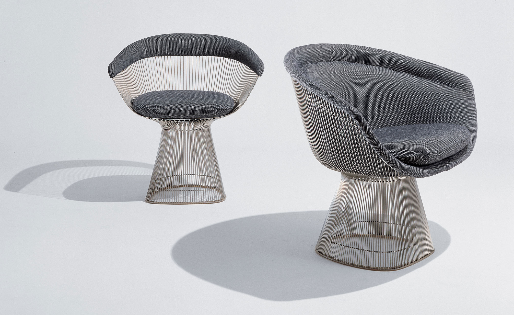 platner gold plated lounge chair