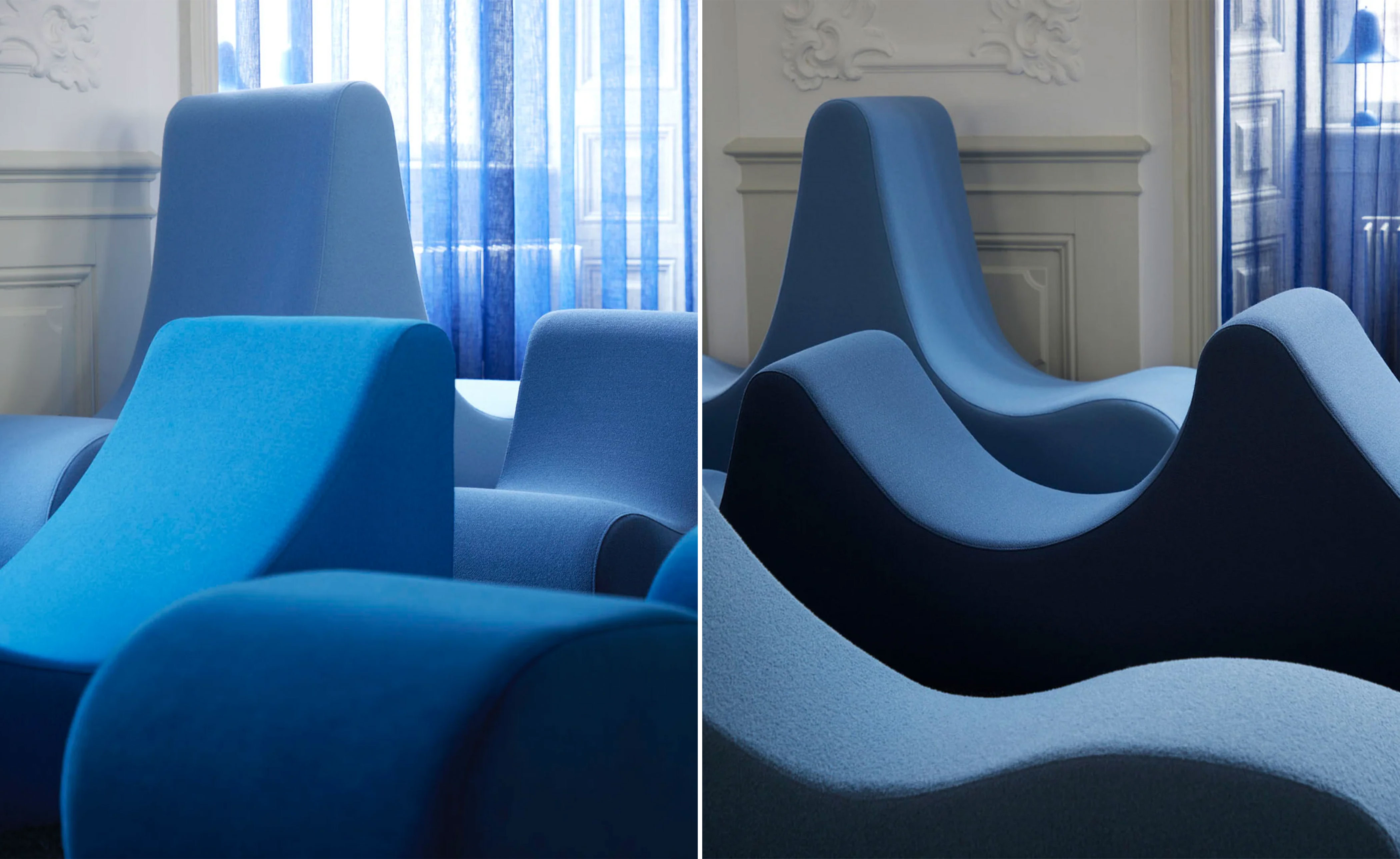 panton welle 2 low lounge seating