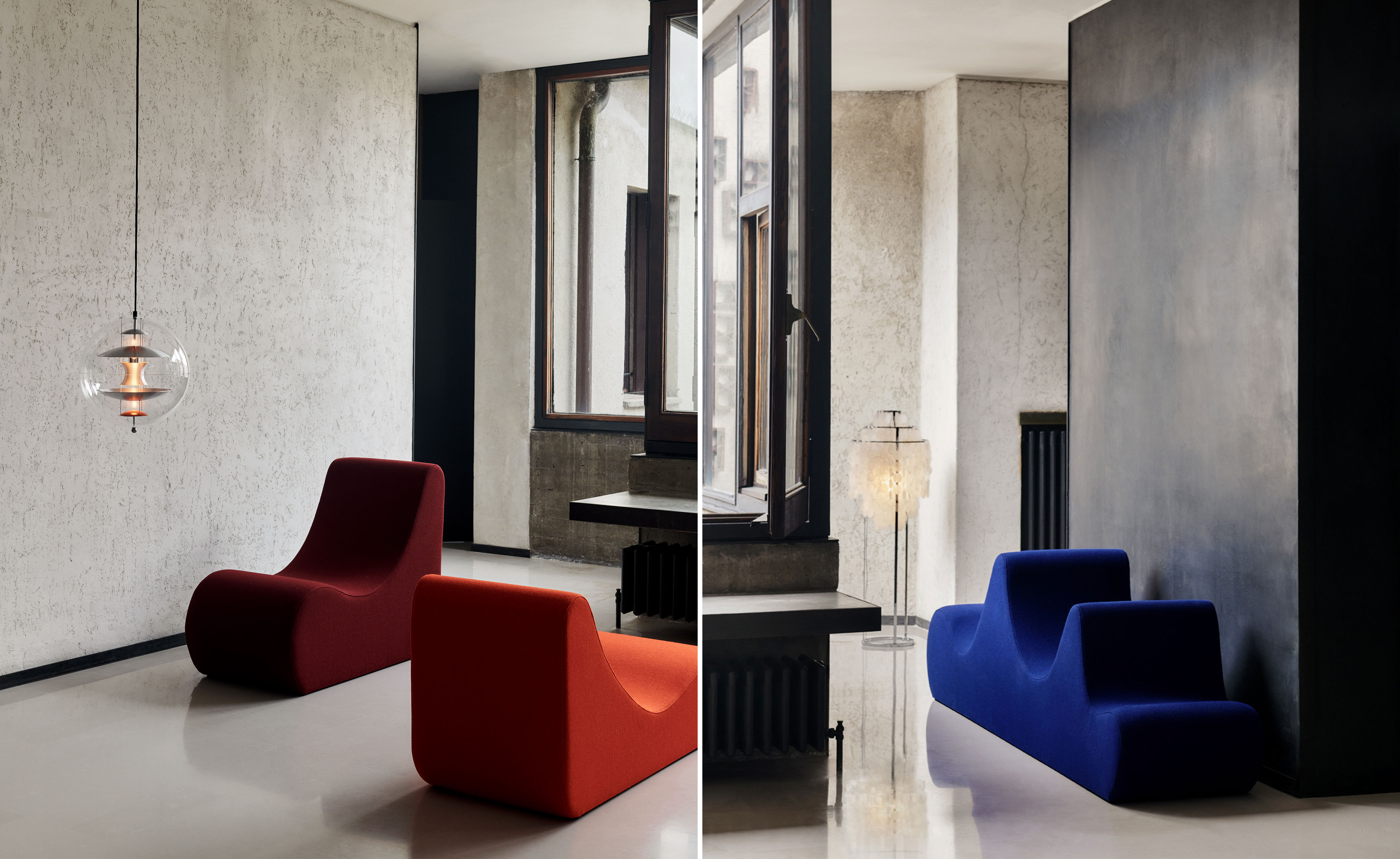 panton welle 5 low lounge seating