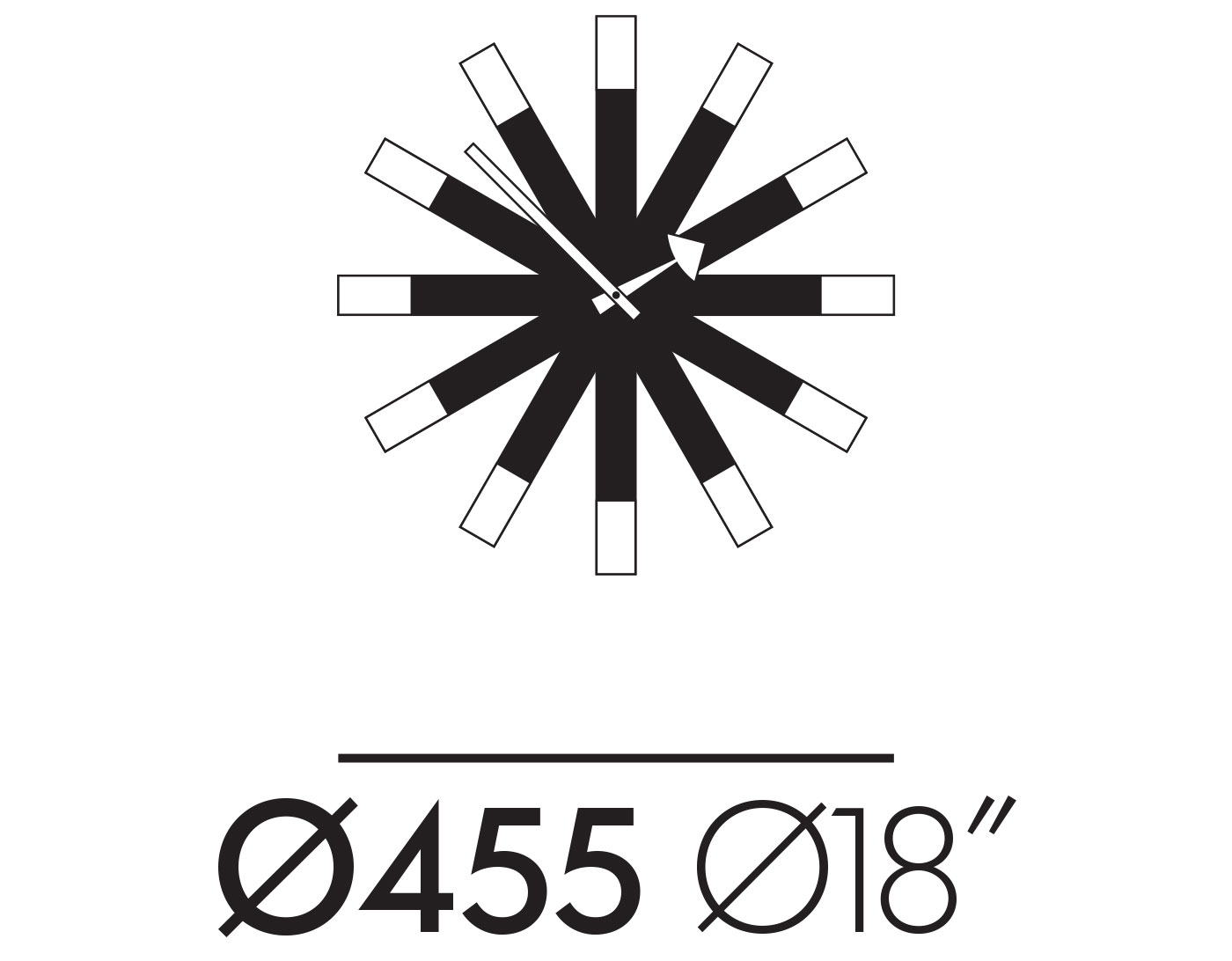 george nelson wheel wall clock