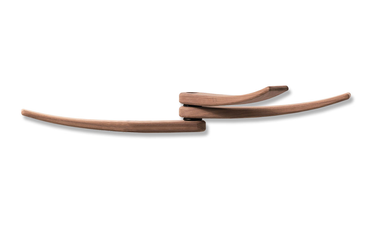 wing wall mounted coat rack