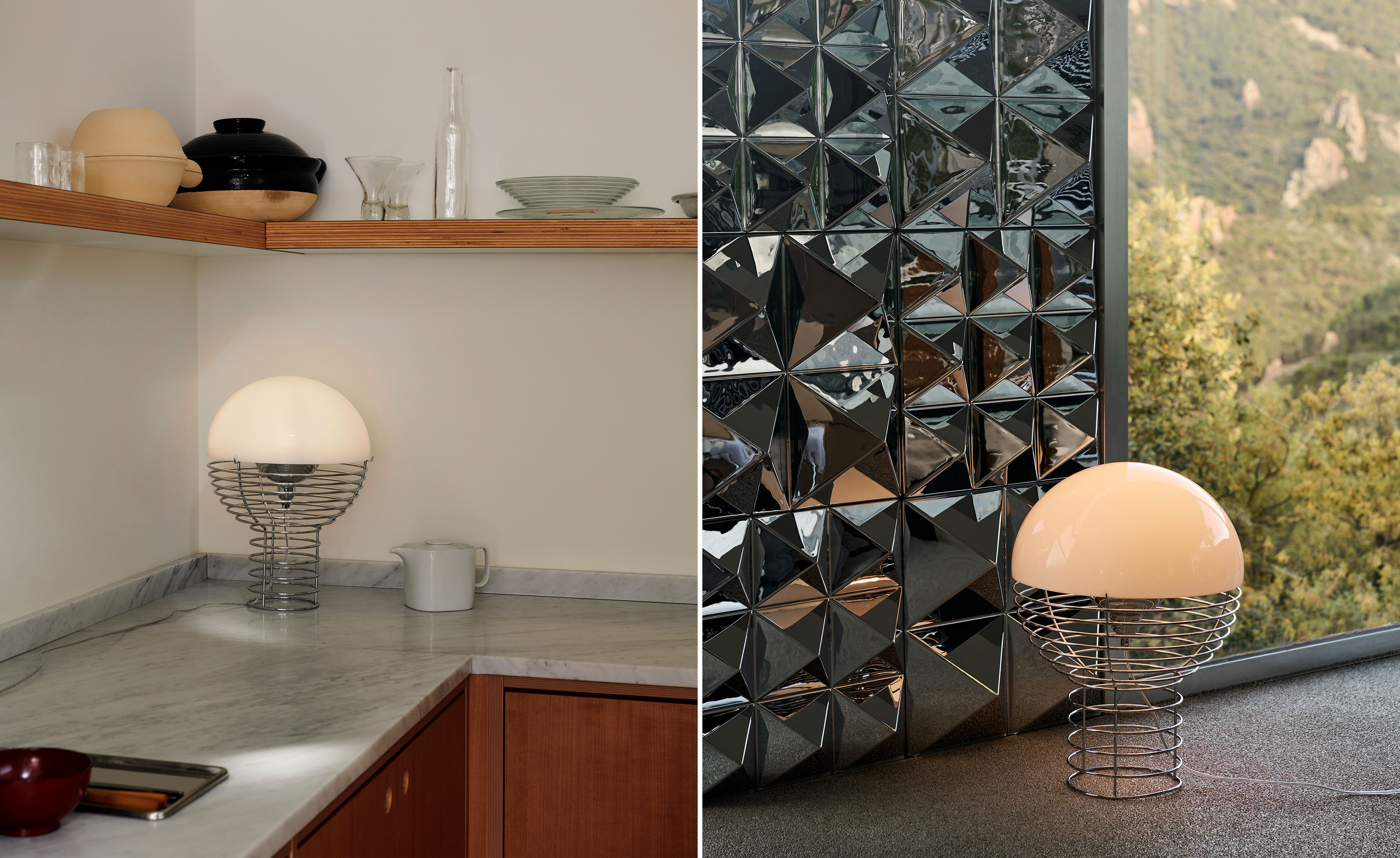 panton wire table lamp