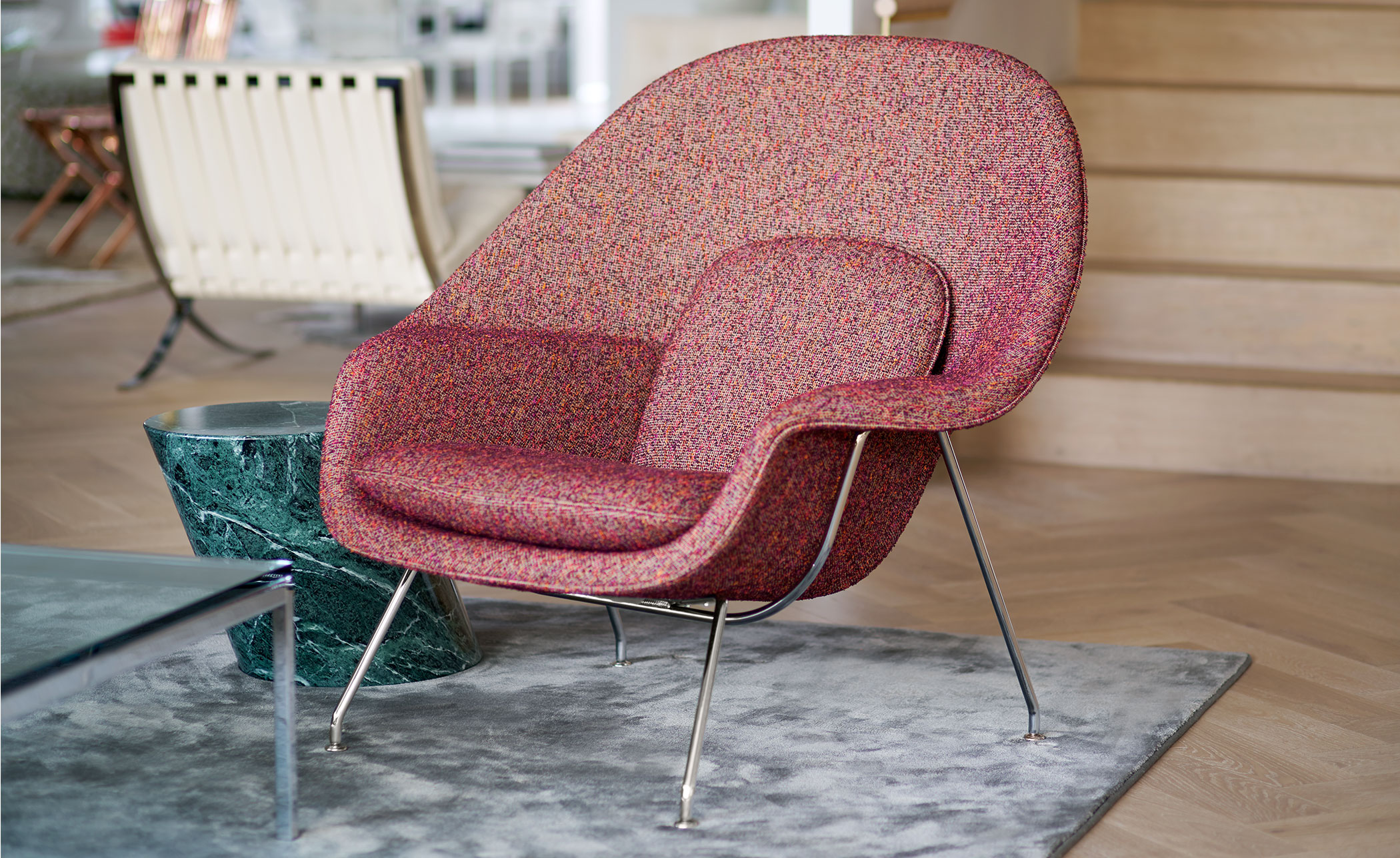 womb lounge chair & ottoman