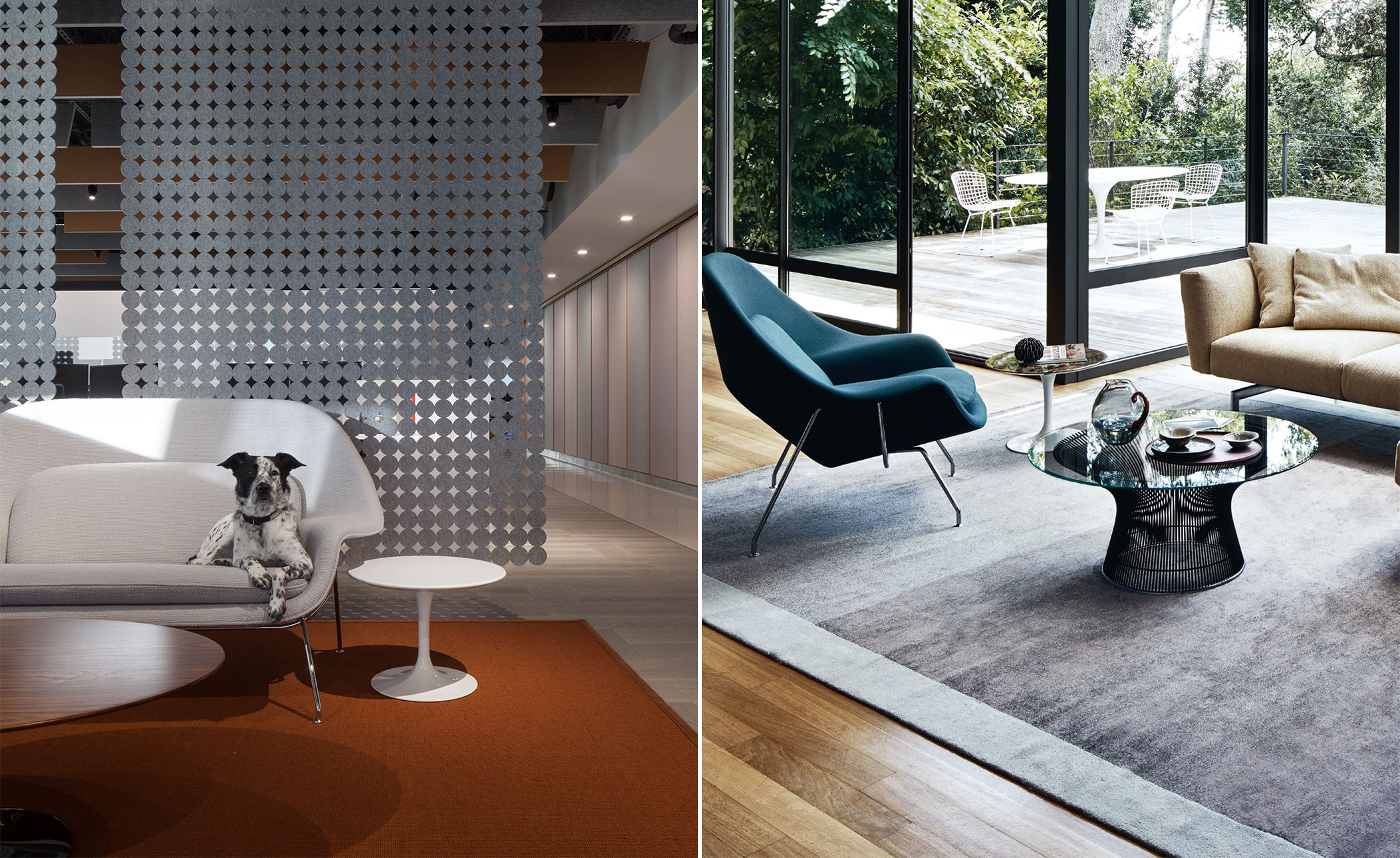 womb lounge chair & ottoman