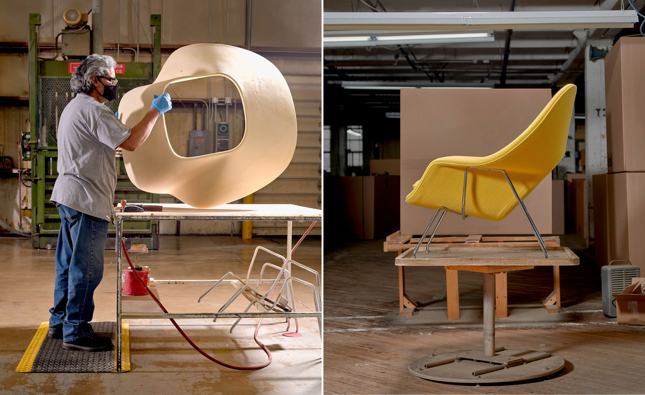 womb lounge chair & ottoman