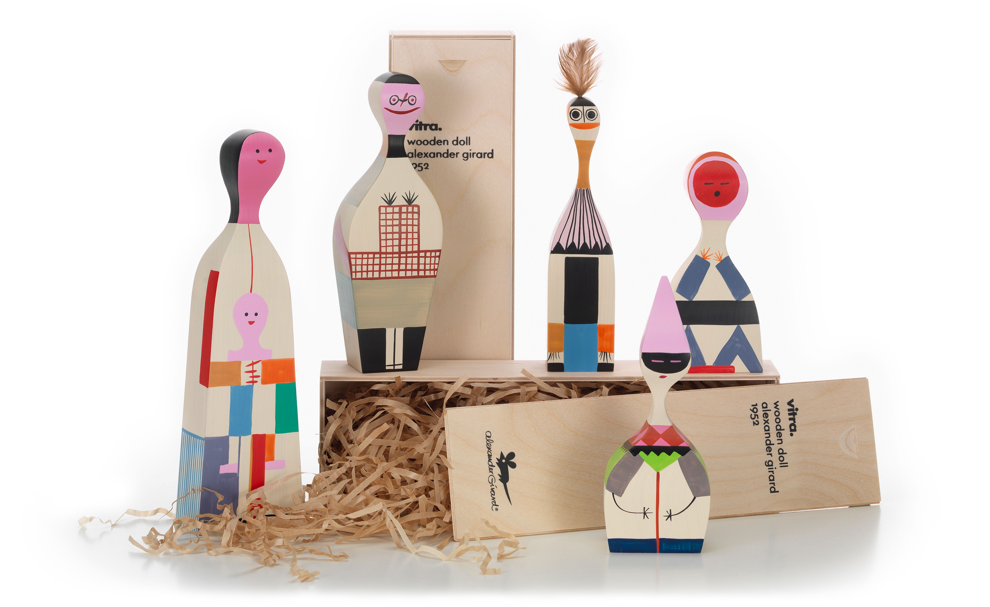 wooden dolls by alexander girard