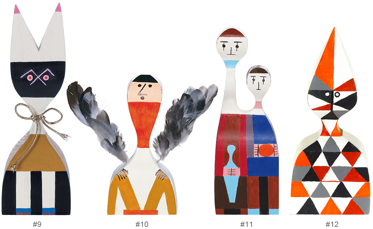 wooden dolls by alexander girard