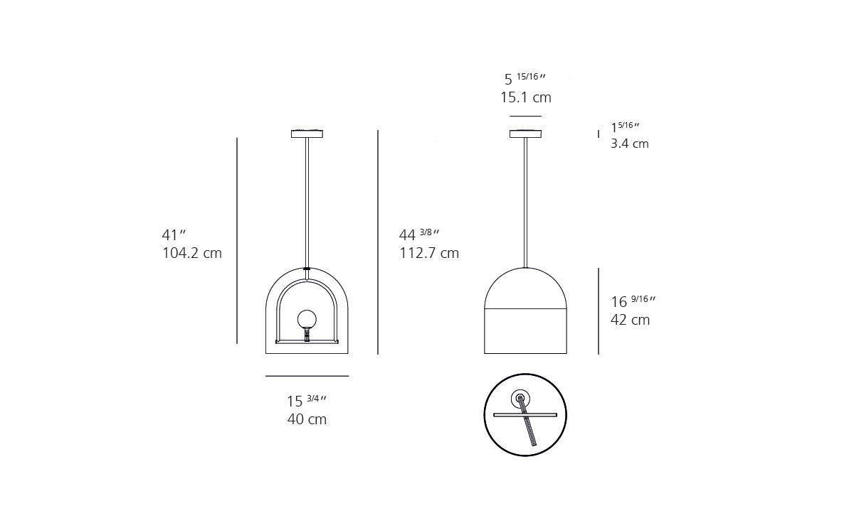 yanzi suspension lamp